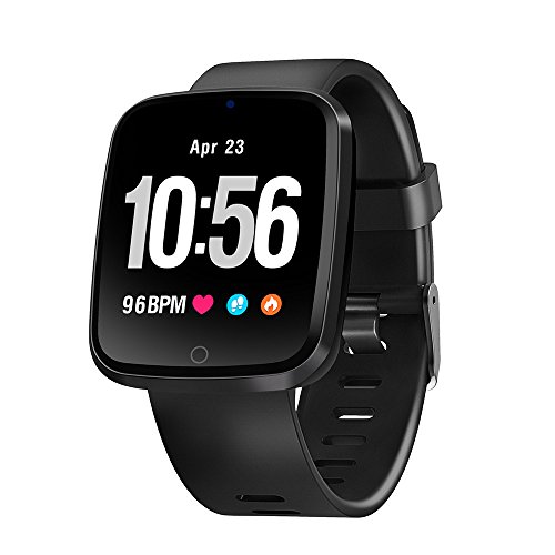 Preisvergleich Produktbild Fitness Tracker, Fitness Armband Uhr mit Herzfrequenz, Schrittzähler Pulsmesser Bluetooth Smartwatch Wasserdicht Aktivity Tracker Schlaftracker Kalorienzähler für iPhone X,iPhone 7 / 7 Plus / 8 / 8 Plus, Samsung S8 / S8 Plus / S9 / S9 Plus, Huawei P20, Xiaomi Andere Smartphone