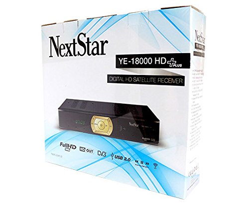 NEXT YE-18000 HDTV PLUS digitaler Satelliten-Receiver inkl. HDMI Kabel (HDTV, DVB-S2, HDMI, SCART, USB 2.0, S/PDIF, Full HD 1080p) [vorprogrammiert ASTRA, HOTBIRD, TÜRKSAT] – schwarz - 3