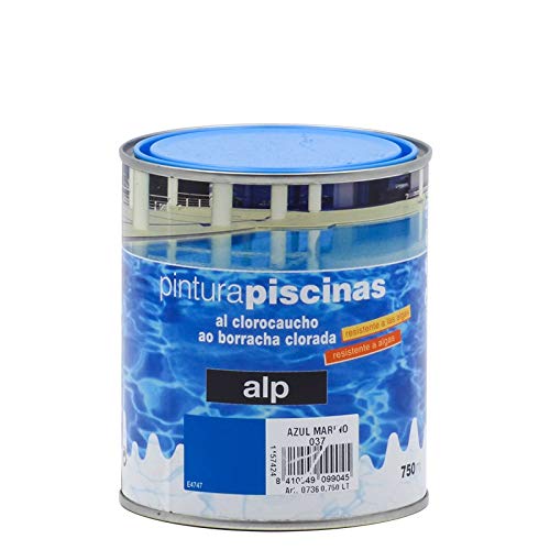 Pintura Piscinas al Clorocaucho Alp - 750 mL, Azul Marino
