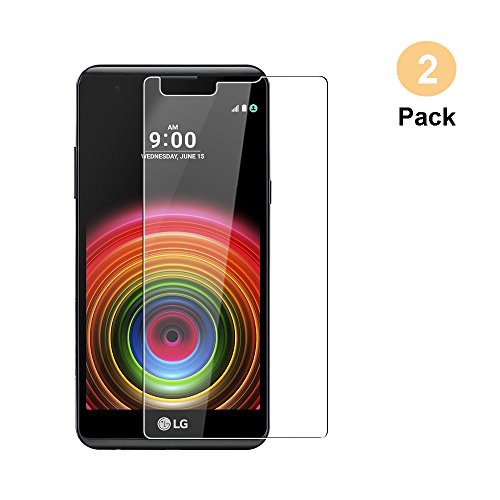 Hi-Luck [2 Unidades] Protector de Pantalla LG X Power, Cristal Templado para LG X Power K220 5.3'' [Anti arañazos], [Sin Burbujas], [0.33mm, 9H]