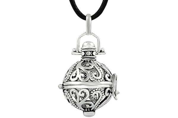 Pendentif Bijou Argent de Grossesse Bola Arabesque Blanche. Livraison rapide avec suivi.