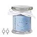 Produktbild JuwelKerze Kuschel Kerze - Duftkerze im Glas mit Schmuck Überraschung aus 925 Sterling Silber (Ohrringe)