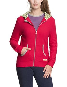 loud + proud Damen Kapuzenpullover Fleecejacke