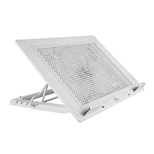 Preisvergleich Produktbild Multifunktions-Laptop-Kühler, Kunststoff Metallnetz Haushaltsbuch Computerständer Lüfter Kreative Schnelle Kühlung Notebook-Kühler (Farbe : A)