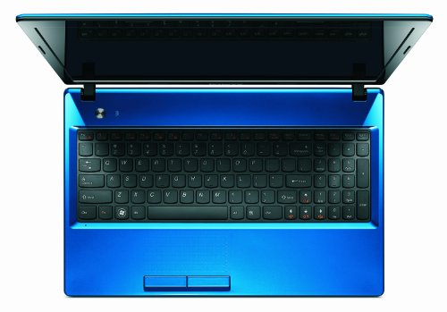 Lenovo G580 15 6 inch laptop - Blue  Intel Celeron B820 1 7GHz  6Gb RAM  750Gb HDD  DVDRW  LAN  WLAN  Webcam  Integrated Graphics  Windows 7 Home Prem