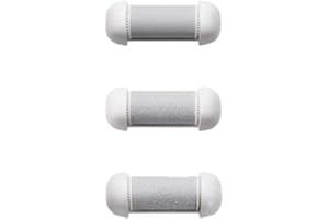 VIOJRLLY 3 Pezzi Raspa Elettrica per Piedi, Lavabili Rulli di Ricambio per il Pedicure Elettrico, 3 Tipi di Rugosità Ricariche Ricambi Strumenti per la Cura dei Piedi Calli Piedi Rimozione (3 Grinding Heads)