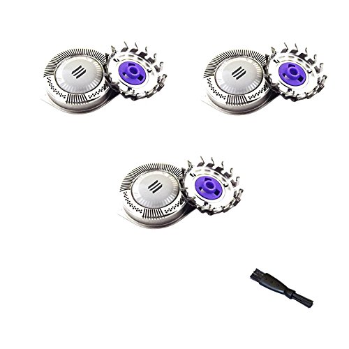 Preisvergleich Produktbild Jiaggo 3 x Ersatz-Köpfe für Philips PT860 Serien + Reinigungsbürste