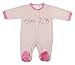 BABYTOWN Baby Girls Boys Velour Sleepsuit Cotton Rich Blue Pink Cars Birds Cute