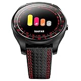 D.ragon Intelligente Uhr Smart Watch Unabhängige SIM-Karte Echtzeit Überwachung der Herzfrequenz GPS/Schrittzähler/Musik Player/Schlaf Monitor/Whats app Nachricht Push Mehrsprachige Anzeige