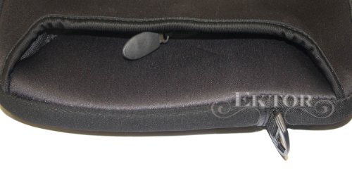 LUXBURG® 12 Zoll Schultertasche Notebooktasche Laptoptasche Tasche mit Tragegurt aus Neopren für Laptop / Notebook Computer - 3