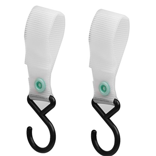 Buggy Clips Pram Pushchair Stroller Hooks for Hanging Bag 2pcs Random Color