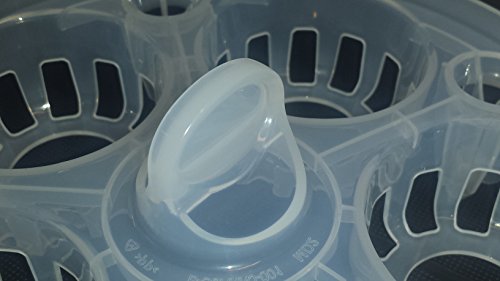 Instant Pot Druck Sterilisiert Rack und Joghurt Set, komplett mit 5 Joghurt-Becher, wiederverwendbar. - 3