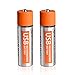 Produktbild 2ST SORBO 1,5V 1200mAh USB aufladbare 1 Stunde Schnelllade AA Batterie Li-PO Super Power mit beweglicher Verriegelung (orange)