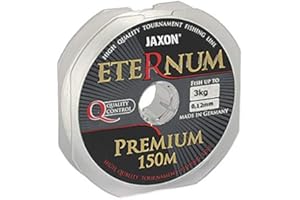 Jaxon Eternum Premium - Sedal de pesca (monofilamento, 150 m, 0,10-0,45 mm)