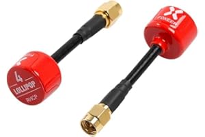2pcs FOXEER FPV Antenna Lollipop 4 Updated Version 5.7GHz RHCP 2.5Dbi SMA for FPV Racing Drone Fatshark Goggles TX RX