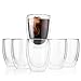 Produktbild Sweese 4302 6-teiliges 350ml Doppelwandige Glaser Set Thermoglas mit Schwebe-Effekt, für Cocktails, Tee, Kaffee, Cappuchino, Latte Macchiato, Eis, Eistee, Desserts