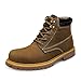Produktbild MISS&YG Men Es England Martin Boots Werkzeug Schuhe Militärstiefel Leder Outdoor Casual Big Shoes,Khaki,40