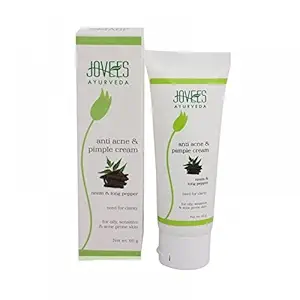 Jovees Ayurveda Neem & Long Pepper Anti Acne & Pimple Cream, 60g (Pack of 2)