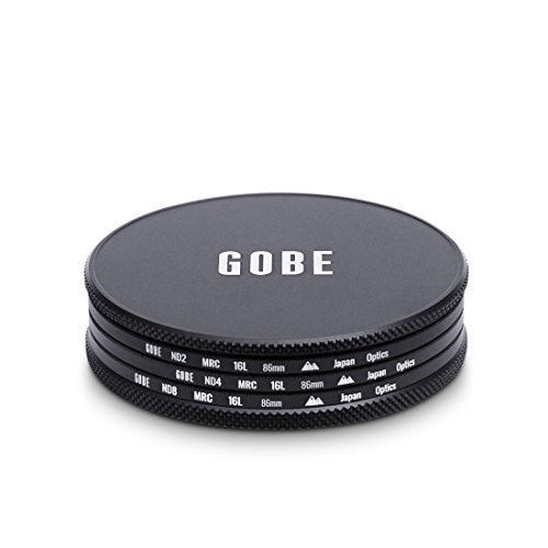 Gobe - Kit de Filtros 86mm MRC 16-Capas: ND2, ND4, ND8