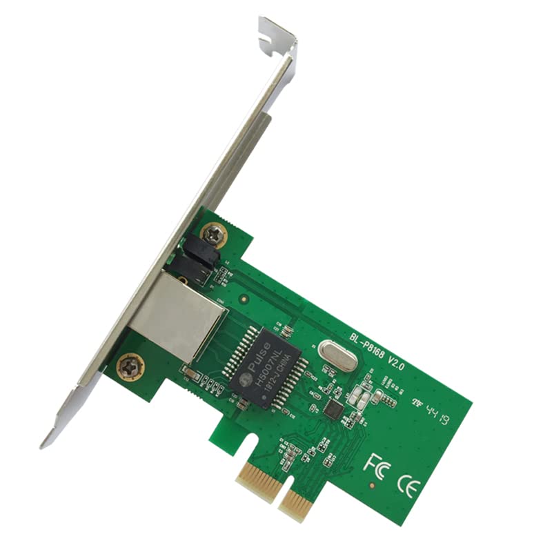MATCH LB-LINK Gigabit PCI Express Network Adapter | Shielding Port | Wake on LAN | 32-bit 10/100/1000 Mbps RJ45 Port | PCIe Ethernet Card