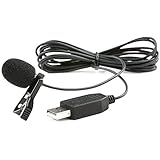 Saramonic Cravate USB Micro, Microphone USB à Condenseur Professionnel Micro Studio pour Réunion à Distance / Conversation Vidéo / Diffusion en Direct / Enregistrement Plug &amp; Play