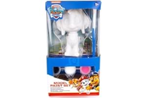 Quickdraw Paw Patrol Model Painting Set Character Figure Painting Assorted Chase Marshall Rubble Skye Art Painting Models Kit (Skye Model)