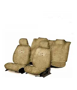 Flomaster Beige Towelmate Car Seat Cover for Hyundai Santro Xing