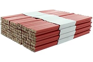 ‎BTEC Zimmermannsbleistift rot, viereckig 250 mm 144 Stück