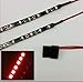Price comparison product image BUDGET RED PC LED Strip Lighting Kit - 2 strips - Molex Power (2 x 20cm Strips)