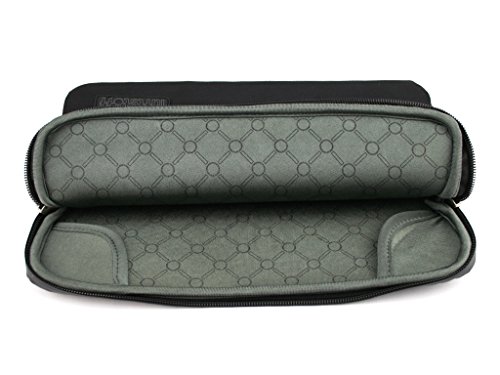 luftstoff® PHANTOM, Macbook 12 Tasche ★ schwarz aus original AIRBAG-Material, extrem reiss- und scheuerfeste Hülle ★ absolut passgenaues Sleeve, neues Retina-Zubehör – 2016 Amazon Promotion - 3