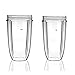 Produktbild 24 oz Ersatzteile Becher Kleine Tasse 2pc Becher Entsafter Zubehör für Nutribullet 600 und 900 Watt Blender