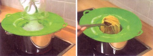 4Cook Überkochschutz und Spritzschutz multifunktionell Ø 29cm (limette) - 2