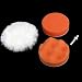 Generic 5pcs 4 inch Drill Thread Sucker Wool Cleaning Polishing Sponge Buffin...-14011790MG RS.445.00