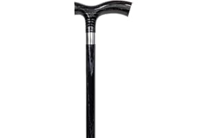 DR WATSON Dr. Watson - Handcrafted Wooden Walking Stick, Walking Cane with Fritz Handle