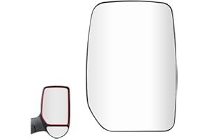 SENZEAL Vetro Specchio Retrovisore Non Riscaldato Lato Superiore Destro per Ford Transit MK6 MK7 2000-2013 YC15-17K740-BA 4059965 (Superiore Destro)