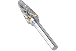 Gloriashoponline FRESA DA TRAPANO 28 MM GAMBO 6MM PUNTA ROTANTE PER INTAGLIO LEGNO ACCIAIO FERRO