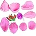 Produktbild 8 Stück Tulip Rose Petal Silikon Form für Blumen Bordüre Leaf Kuchen Fondant Dekoration Backen Werkzeug, Kuchen, Dekoration Schimmel, Fondant Seife Schokolade Cupcake Candy Ton Craft Backen Backform Backformen-Set