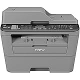 Brother MFC-L2700DN Monolaser-Multifunktionsdrucker (Drucken, scannen, kopieren, faxen, 2.400x600 dpi, USB 2.0 Hi-Speed, Duplex) grau