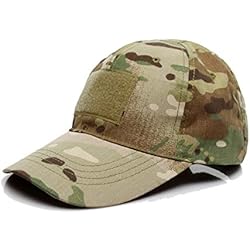 QMFIVE Chapeau Tactique, Outdoor Chapeau Solaire Multicolore Chapeau pour Tactique Airsoft Paintball Climb Camping