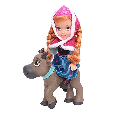 Tolly Tots Disney Frozen Toddler Dolls Exclusive Deluxe Collector Gift Set Elsa, Anna, Sven, Kristoff, And Olaf 5-Pack