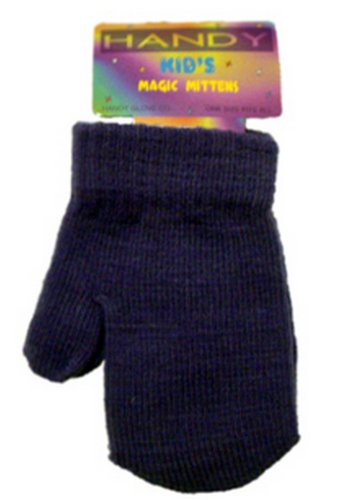 Baby Magic Mittens Assorted Colours Soft Stretchy Acrylic Fabric Unisex Purple