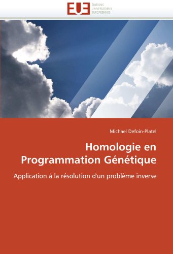 Homologie en programmation génétique gratuit Homologie en programmation génétique gratuit