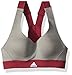 Produktbild adidas Damen Hohe Unterstützung verschrieben Racer Bra, Damen, Grey Heather/Mystery Ruby
