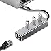 Price comparison product image USB C to Ethernet Adapter, JAVONTEC USB 3.1 Type-C to 3 Port USB 3.0 Hub with RJ45 10/100/1000 Gigabit Ethernet LAN Wired Network Converter Compatible MacBook, Surface, Dell XPS, HP Spectre More