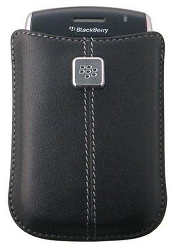 Preisvergleich Produktbild BlackBerry Leder Handytasche schwarz
