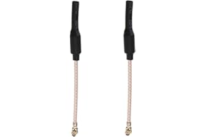 VIDOO 2 Pcs 6.5 Cm 65 Mm 2Dbi U.FL Ipex Ipx Omni Directionnel Linéaire Linéaire FPV Antenne Rg178 pour Rc Drone
