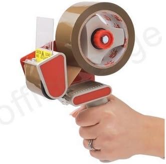 OfficeForce Hand Tape Dispenser for Clear or Buff 2" (50mm) Packaging Tape - With FREE OfficeForce 'Jotter Pad' (see inset)