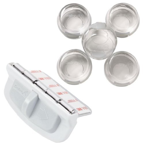 Safety 1st Oven Front Lock with Clear View Stove Knob Covers