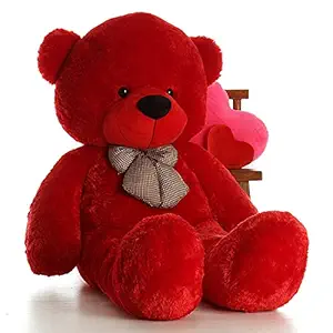 BIGSTEP 3 feet Teddy Bear for Girls Soft Stuffed Lovable Hugable Non-Toxic Fabric Cute Teddy Bear for Birthday / Anniversary / Valentine / Gift Teddy Bear
