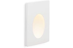 Faro Barcelona 63281 - PLAS Empotrable blanco oval